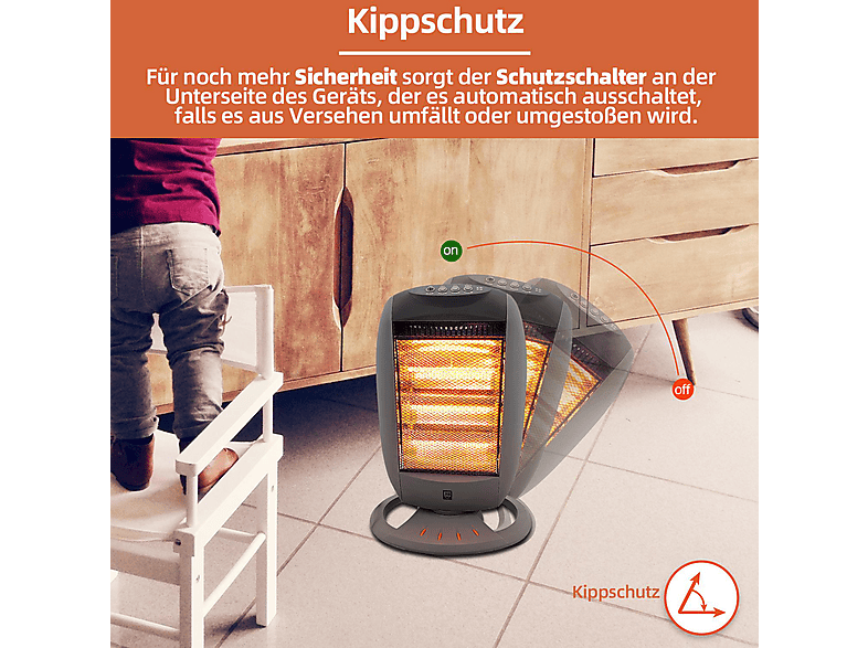 SHX SHX24HS1200 Heizgerät (1,200 Watt) — Foto 4 von 5