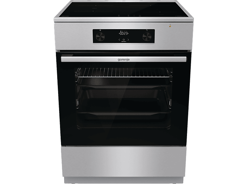 Gorenje GEIT6C60XPG Standherd (EEK: A, Induktionskochfeld, 71 l, Edelstahl)