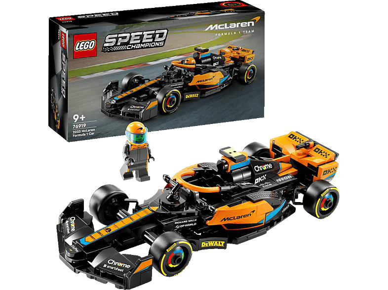 LEGO Speed Champions 76919 McLaren Formel-1 Rennwagen 2023 Bausatz, Mehrfarbig