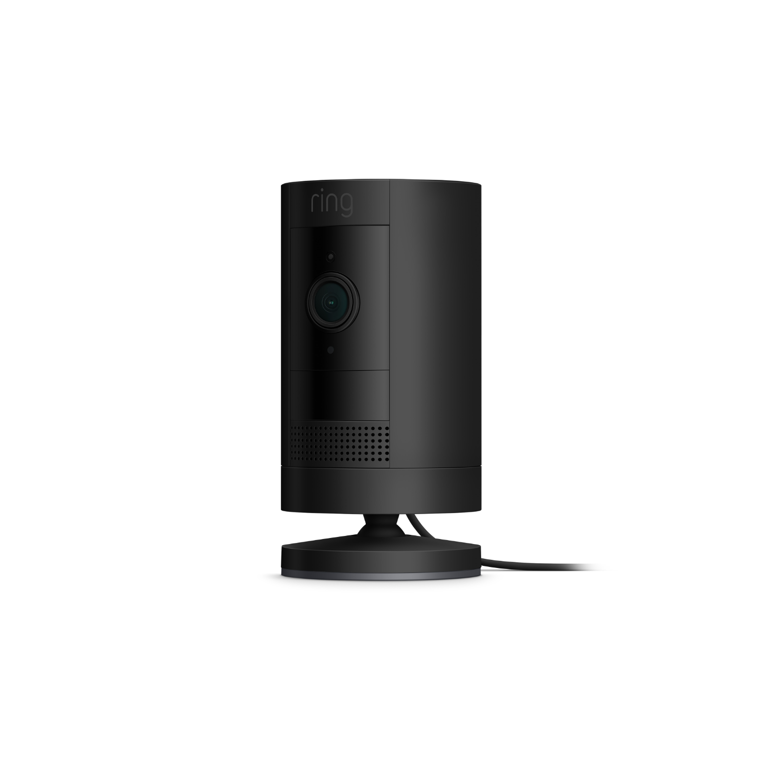 RING Stick Up Cam Plug-in Zwart