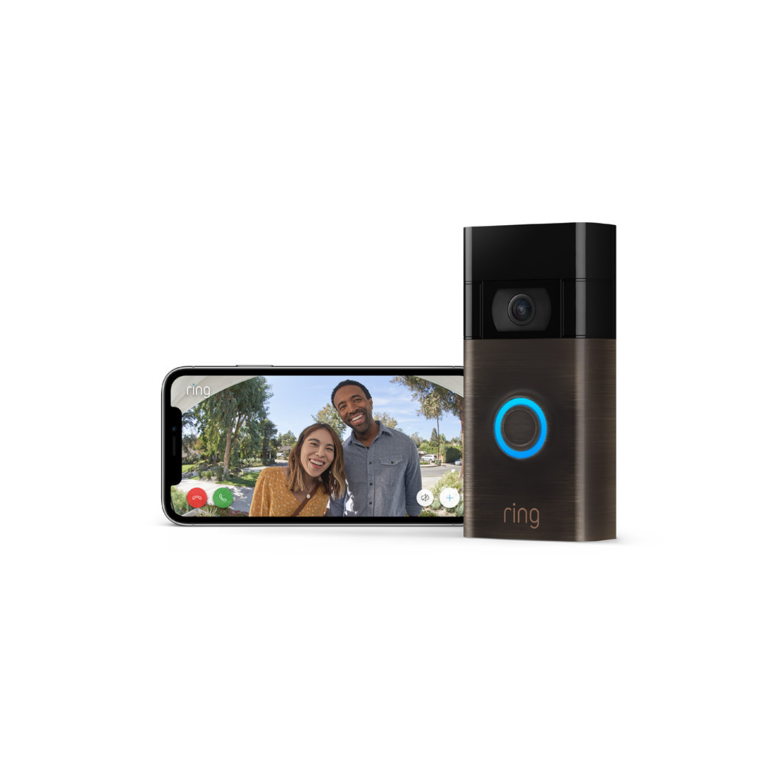 RING Video Deurbel (2e Gen.) Venetian Bronze