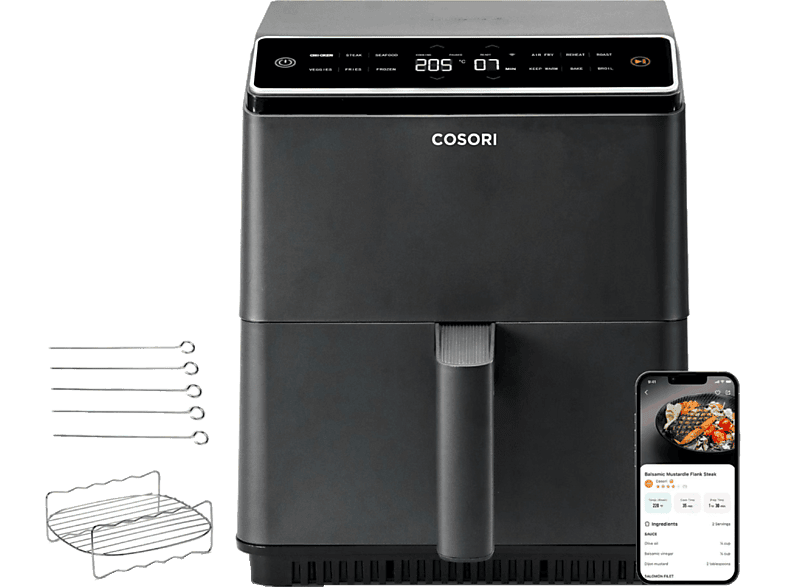 Airfryer Cosori Dual: análisis con características, precio y  especificaciones