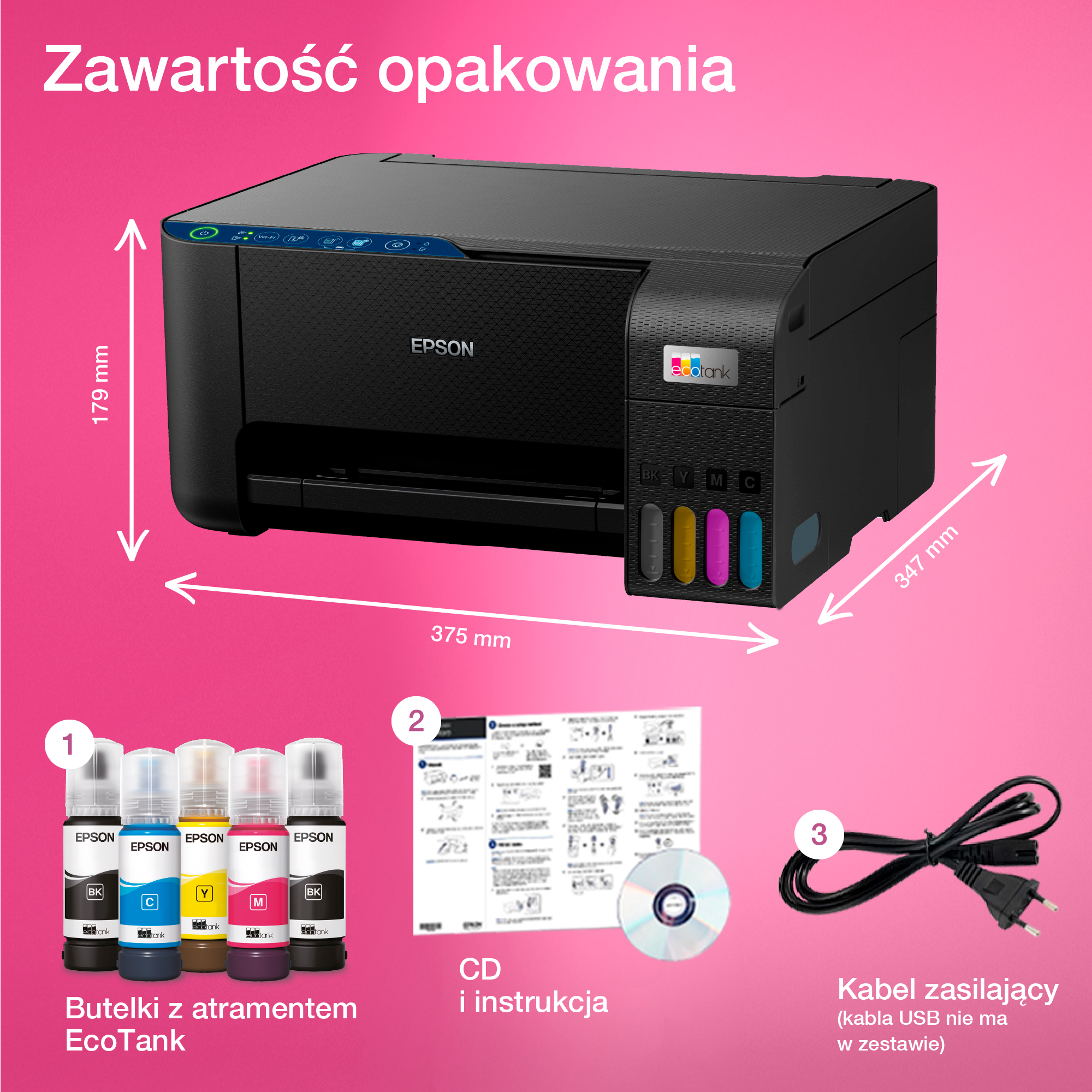 Przezroczysty dzbanek z filtrem do wody z dwoma białymi filtrami, na białym tle.