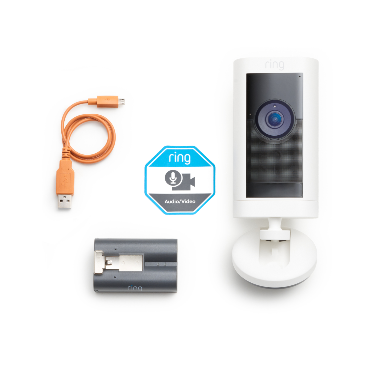 RING Stick Up Cam Pro Battery Wit
