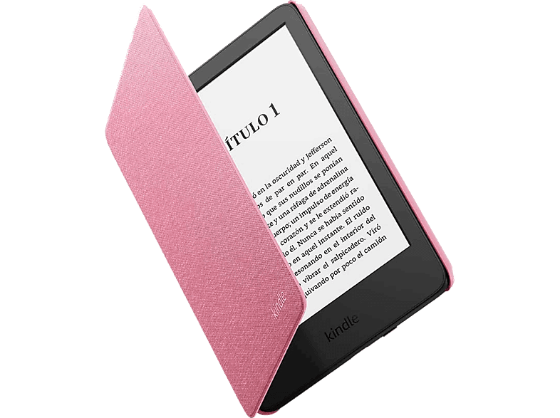 Funda eBook - Amazon Kindle, Compatible con 11 ª gen., Cierre magnético, Rojo