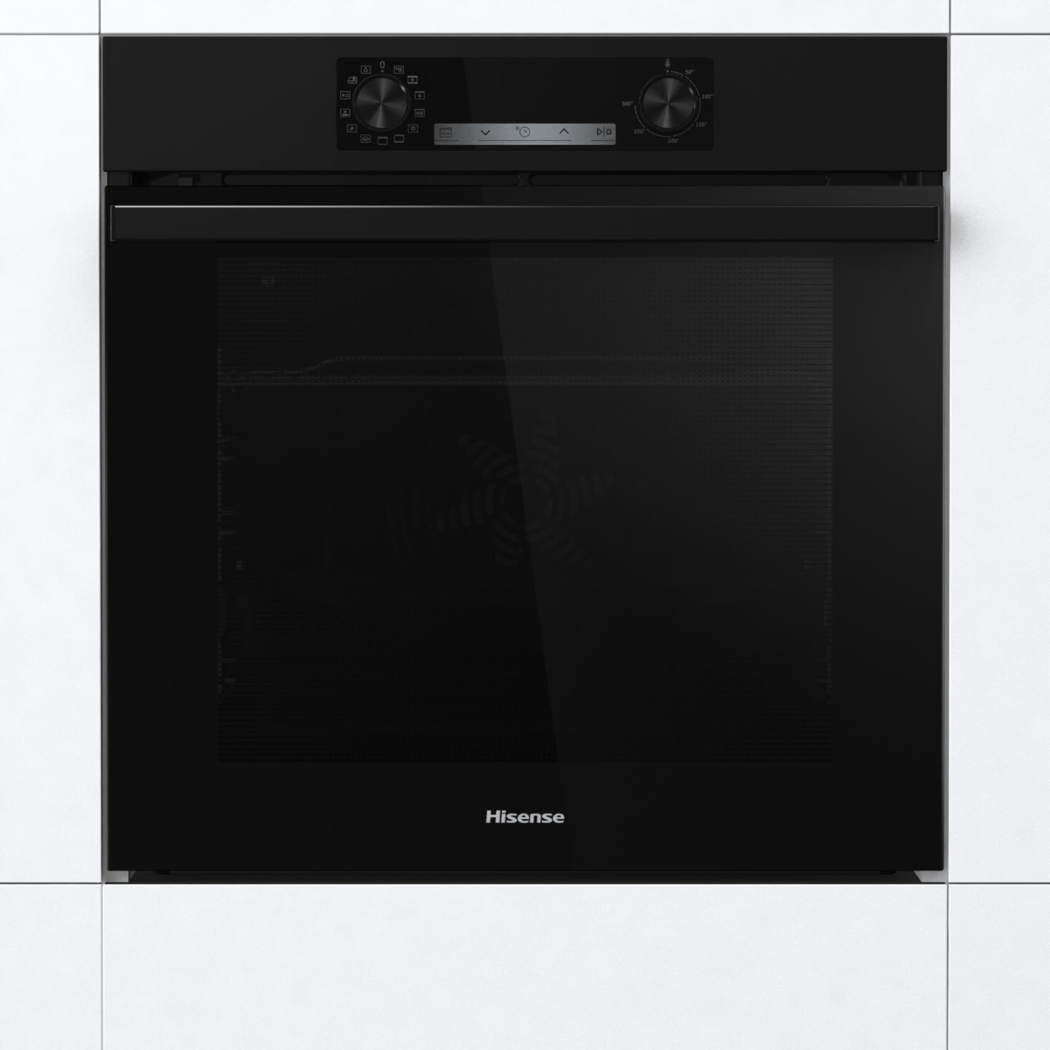 Horno - Hisense BI64213EPB, Convencional, Pirolítico, 77 l, 59.5 cm, Control táctil, Negro