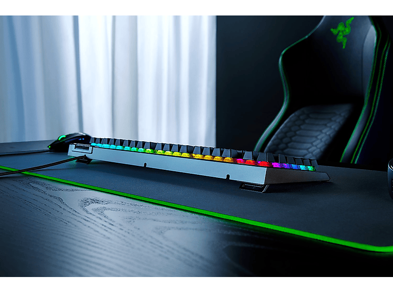 Teclado gaming - Razer Blackwindow V4 X, USB, Teclas iluminadas RGB, 6 teclas macro, Negro