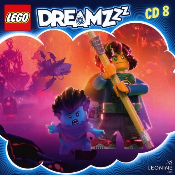 Lego-Box mit Lego-Figuren. Der Titel lautet LEGO DREAMZzz CD 8.