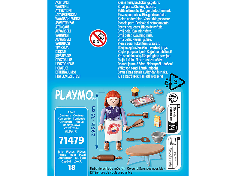Thumbnail - PLAYMOBIL 71479 Konditorin Spielset, Mehrfarbig