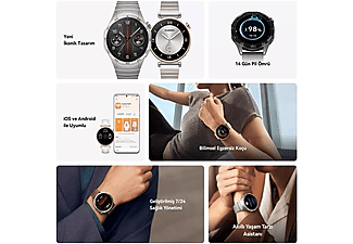 HUAWEI Watch GT4 41 mm Akıllı Saat Gold_6