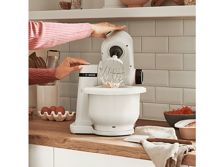 Bosch MUMS2AW00 Serie 2, Küchenmaschine Weiß (Rührschüsselkapazität: 3,8 l, 700 Watt) — Foto 4 von 4