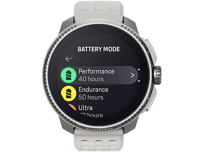 SUUNTO Race Sportuhr Silikon, Für Handgelenkumfang: 125–175 mm (Zusatzarmband bis 215 mm), Birch