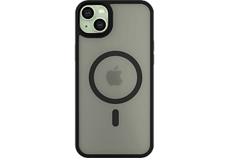 NEXT ONE MagSafe kompatibilis szilikon tok iPhone15 telefonhoz, fekete (IPH-15-MAGSF-MISTCASE-BLK)