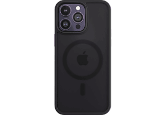 NEXT ONE MagSafe kompatibilis szilikon tok iPhone14 Pro telefonhoz, fekete (IPH-14PRO-MAGSF-MISTCASE-BLK)