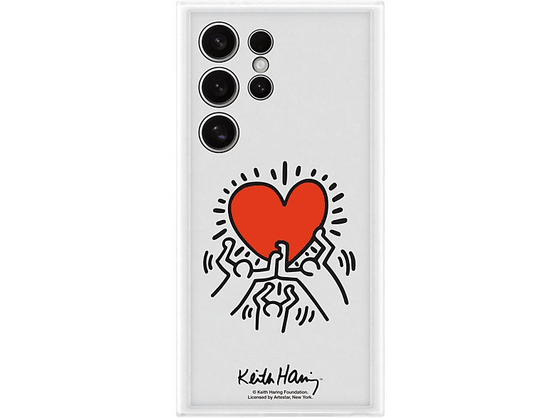 Samsung Cover Galaxy S24 Ultra Flipsuit Keith Haring Wit (ef-ms928cwegww)