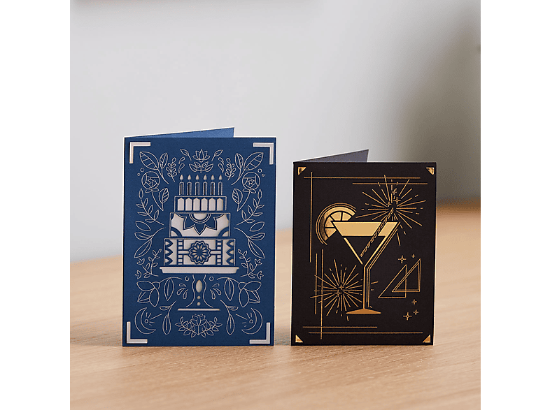 Thumbnail - CRICUT R20 (10.8 cm x 14 cm) 8er Pack Grußkarten-Folie