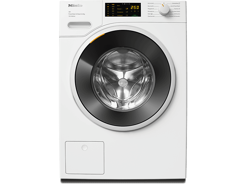 MIELE WWB380 WPS 125 Edition W1 White Edition
 Waschmaschine (8 kg, 1400 U/Min., A, Flusenfilter, Fremdkörperfilter)