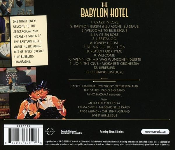 Ein CD-Cover mit Menschen in formeller Kleidung, Stadtlandschaften und einer Barszene. Text ist auf Englisch.