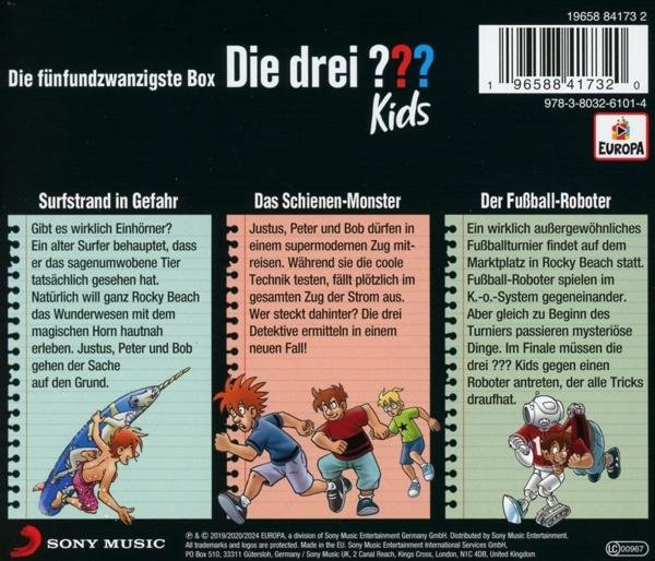 DVD-Rückseite mit Cartoon-Bildern und Text. Deutsche Sprache.