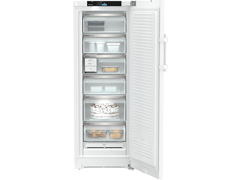Liebherr FNb 505i Prime Standgefrierschrank (B, 238 l, 1655 mm hoch, No Frost (verminderte Eisbildung), Weiß)