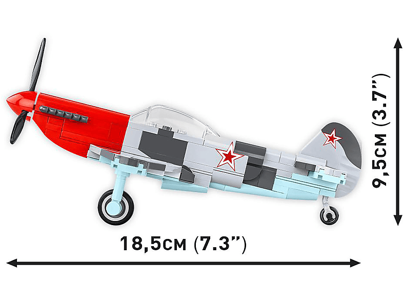 Thumbnail - COBI - Yakovlev Yak-3 Bausatz, Mehrfarbig