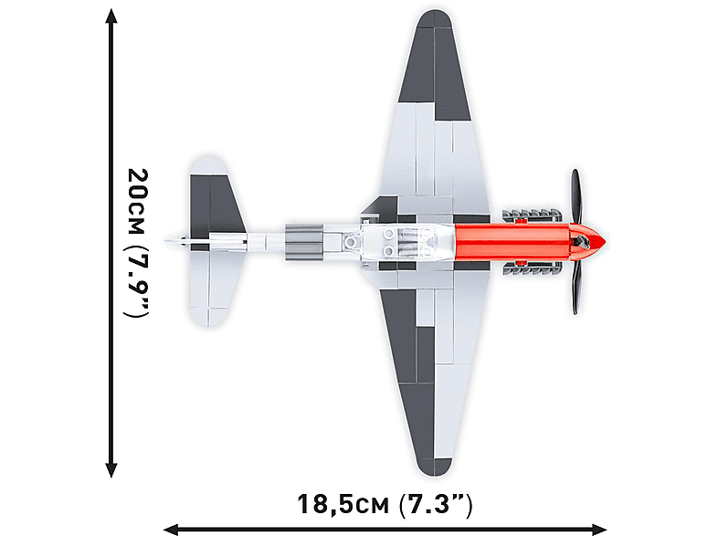 Thumbnail - COBI - Yakovlev Yak-3 Bausatz, Mehrfarbig