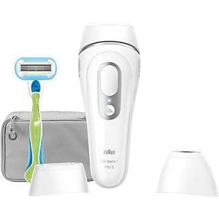 BRAUN IPL Silk Expert Pro 3 PL3122 - Dispositivo IPL di rimozione della peluria. (Bianco)