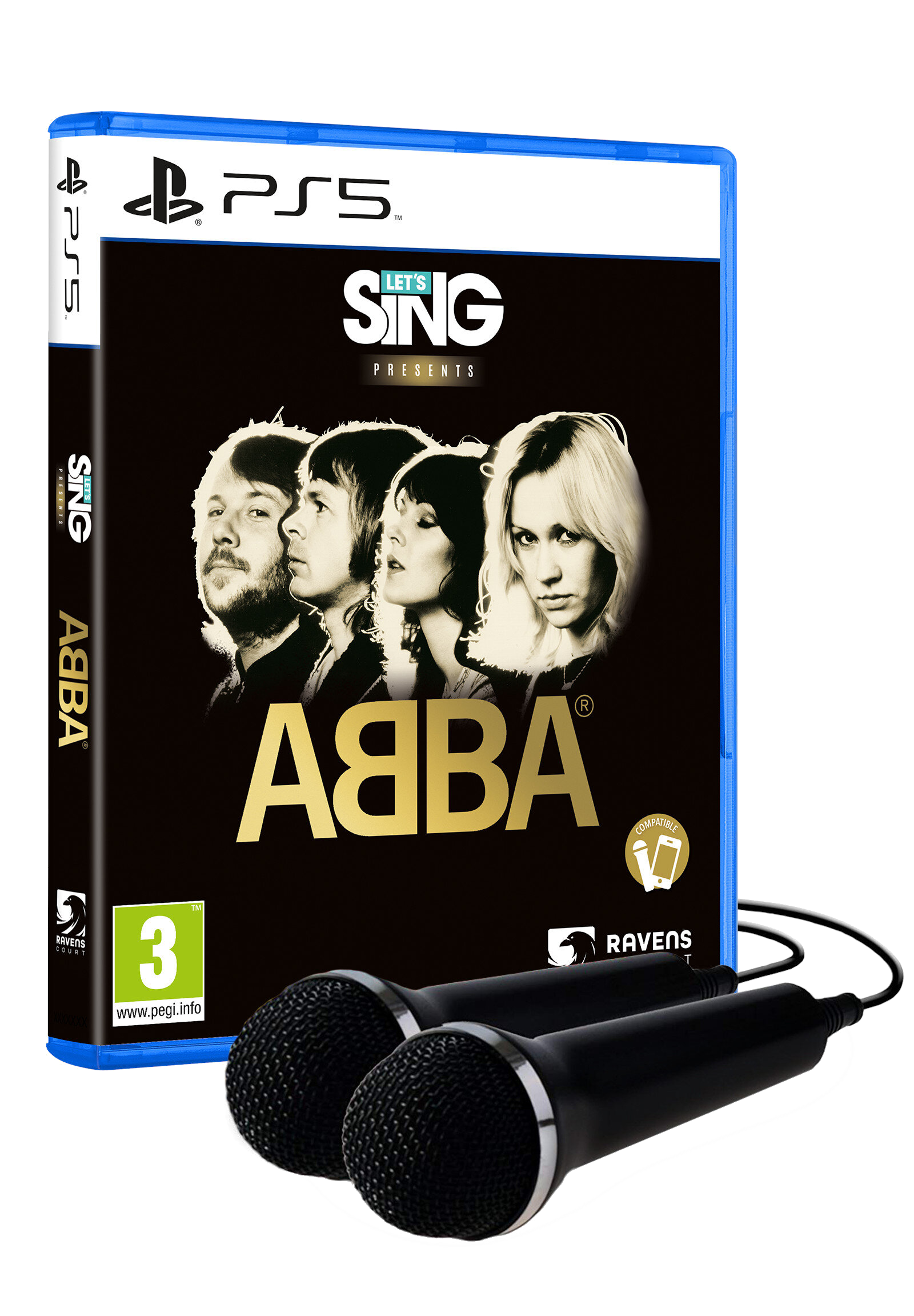 Gra PS5 Let’s Sing presents ABBA + 2 mikrofony