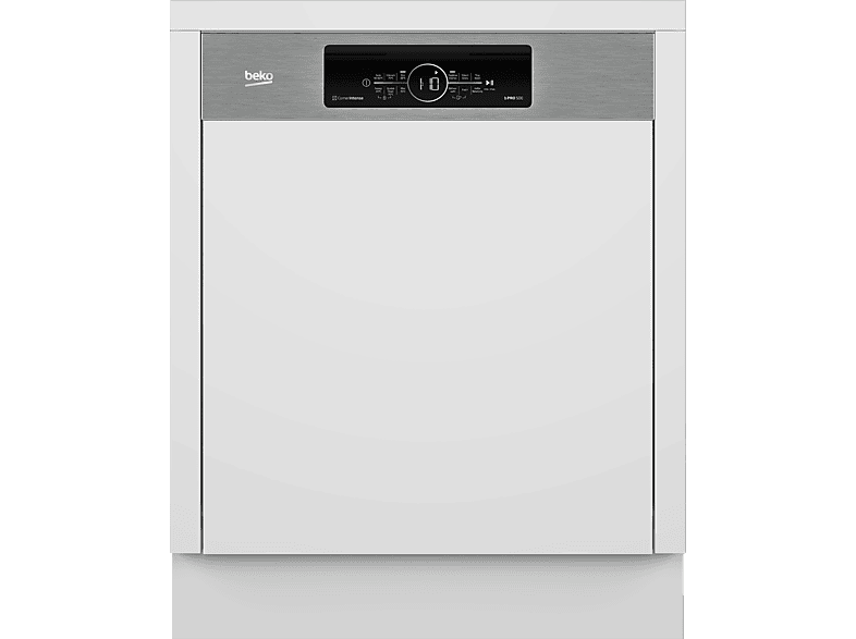 BEKO BDSN36461XC Geschirrspüler (teilintegrierbar, 598 mm breit, 42 dB (A), A)