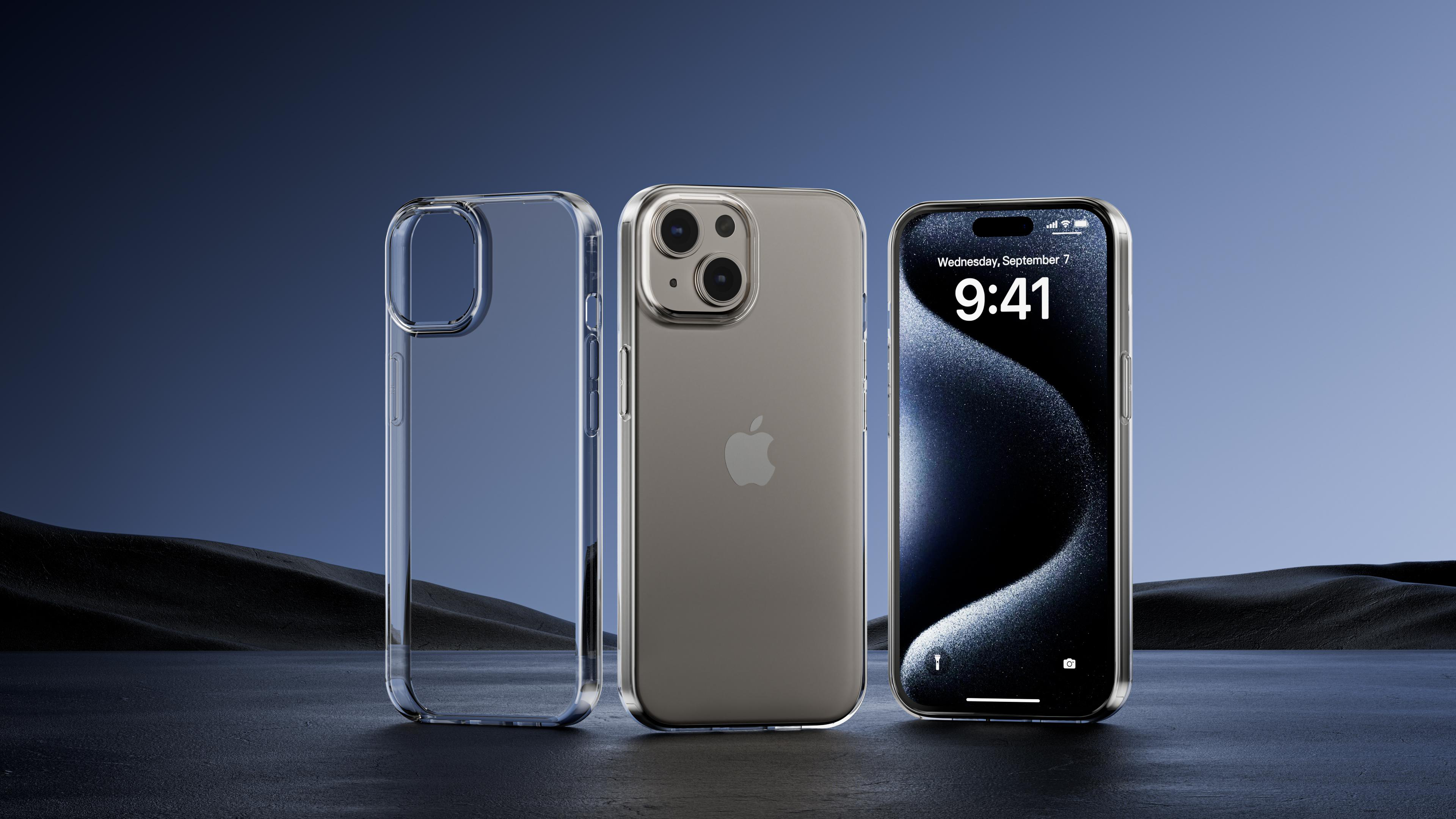 Ein Telefon, das drahtlos auf einem Ladepad geladen wird, mit blauem Leuchten.