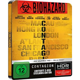 Contagion - Limited Steelbook [4K Ultra HD Blu-ray + Blu-ray]