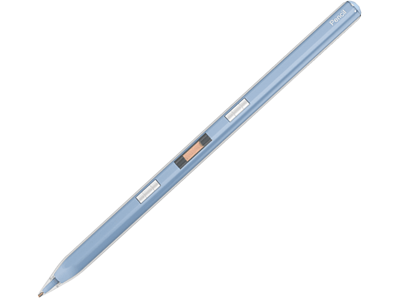 Stylus pen - Dam Electronics P10S, USB-C, Bluetooth, Carga magnética, Función inclinación, Azul