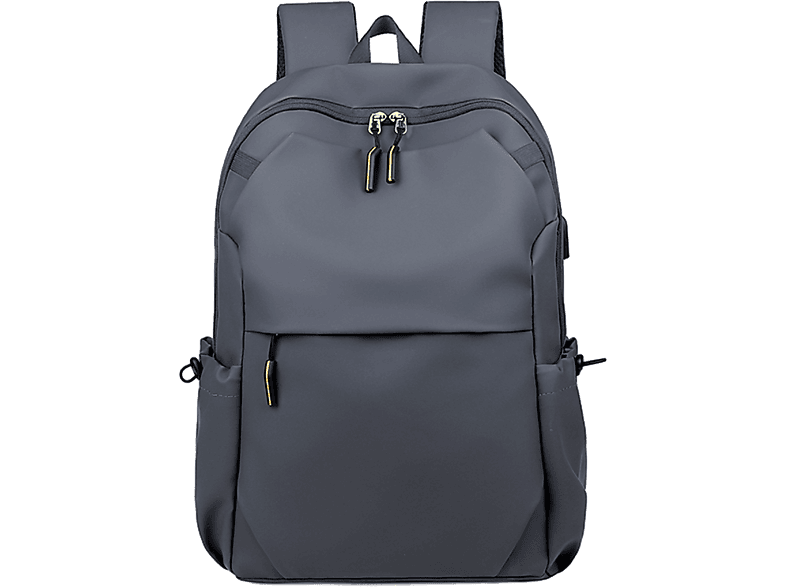 Mochila para portátil - Dam Electronics DMAS0161C04, Para portátiles 15.6", Carga USB, Gris