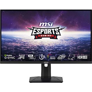 Monitor gaming - MSI MAG 274UPF, 27", UHD 4K, 1 ms, Rapid Panel IPS, 144 Hz, VESA 75x75, Negro