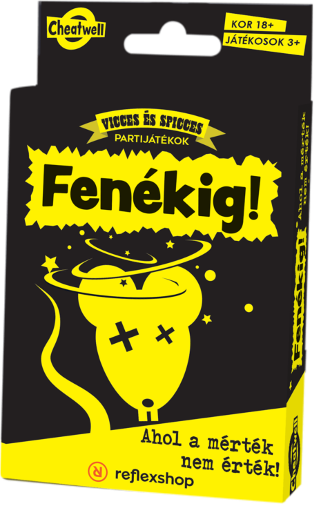 CHEATWELL GAMES Fenékig! partijáték, fekete