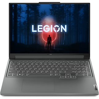 Portátil gaming - Lenovo Legion Slim 5 16APH8, 16" WQXGA, AMD Ryzen™ 7 7840HS, 16GB RAM, 1TB SSD, GeForce RTX™ 4070, Sin sistema operativo, Gris