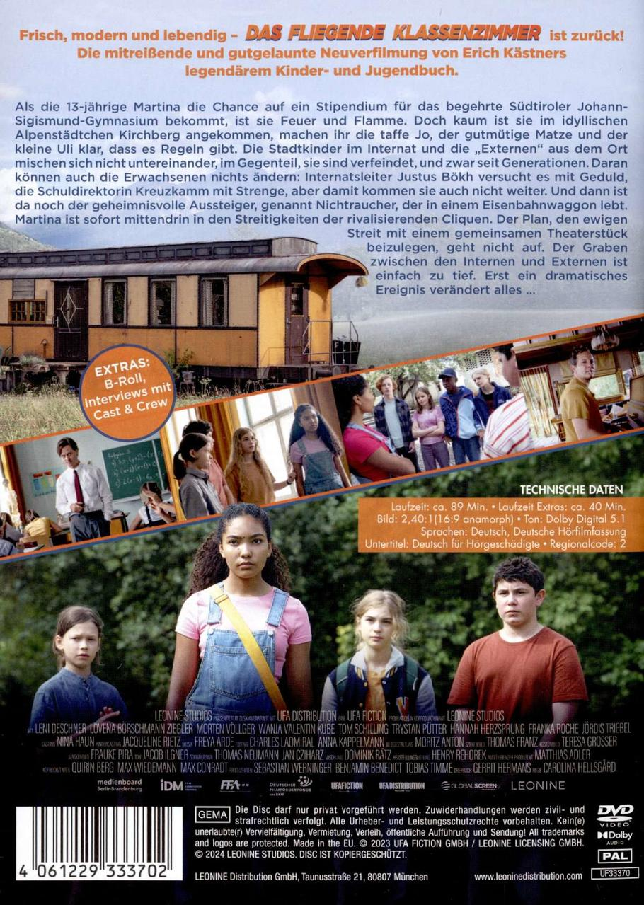 DVD-Cover mit mehreren Schauspielern und Text. Das Cover ist überwiegend gelb und rot.