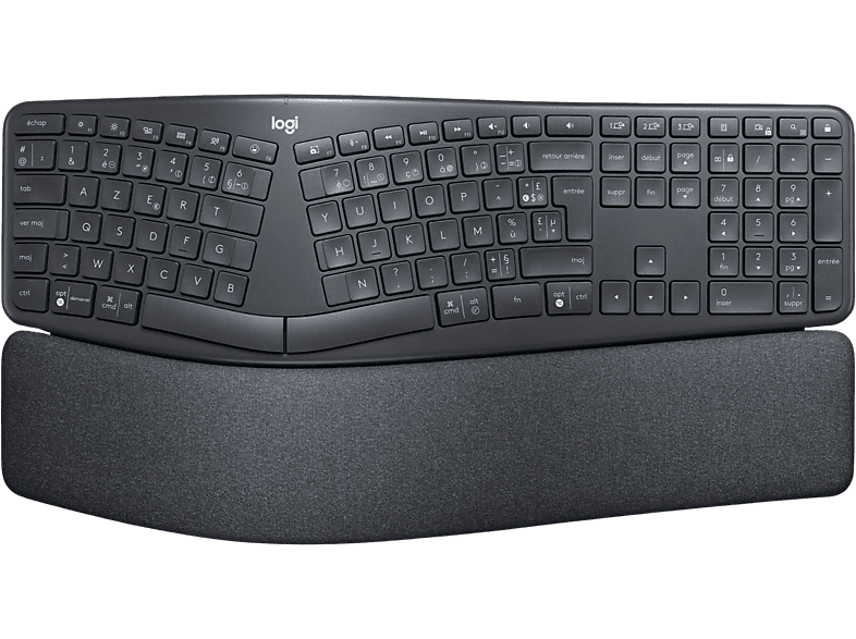 Logitech Draadloos Ergonomisch Toetsenbord Ergo K860 Azerty Zwart (920-010104)