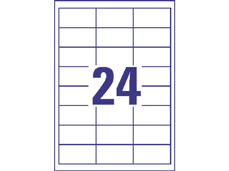 AVERY ZWECKFORM Etiketten, Home Office, Kleinpackung, 64,6 x 33,8 mm, 3658-10 — Foto 3 von 5