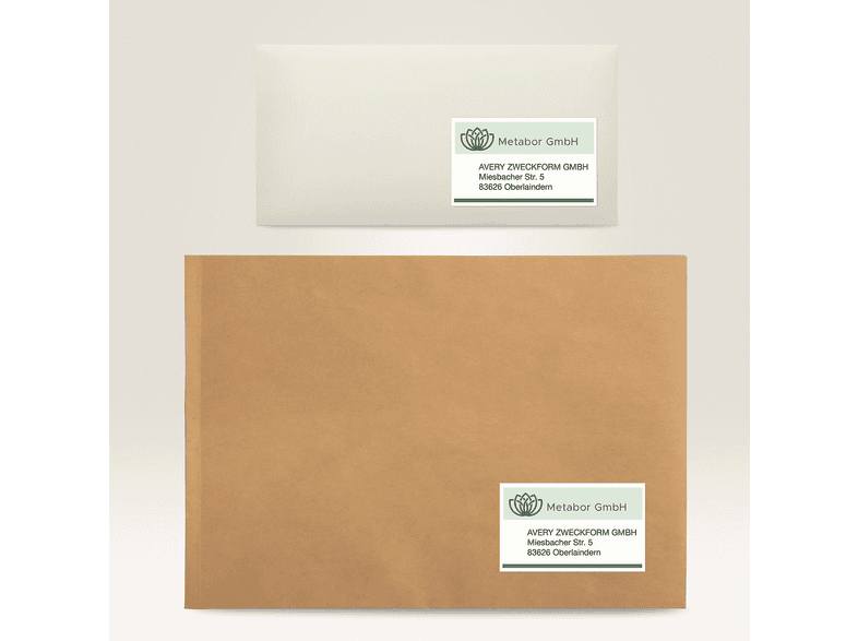 AVERY ZWECKFORM Recycling Etiketten, Home Office, Kleinpackung, 210 x 148 mm, LR3655-10 — Foto 4 von 4