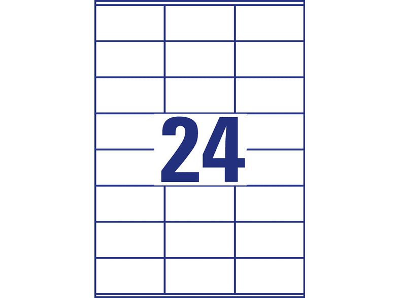AVERY ZWECKFORM Universal-Etiketten, 70 x 36 mm, 3490 — Foto 3 von 5