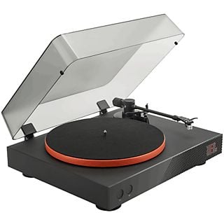 Tocadiscos - JBL Spinner BT, Bluetooth, AptX™HD, Cabezal extraíble, Transmisión por correa, Naranja y negro