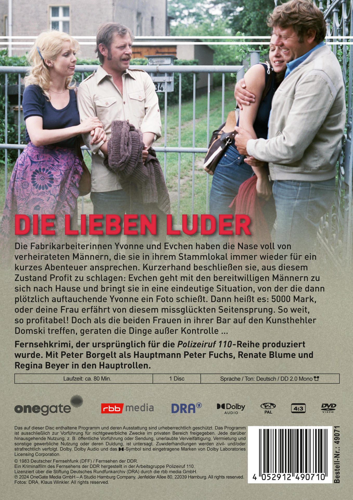 Eine DVD-Box mit Serientitel und Schauspielern.