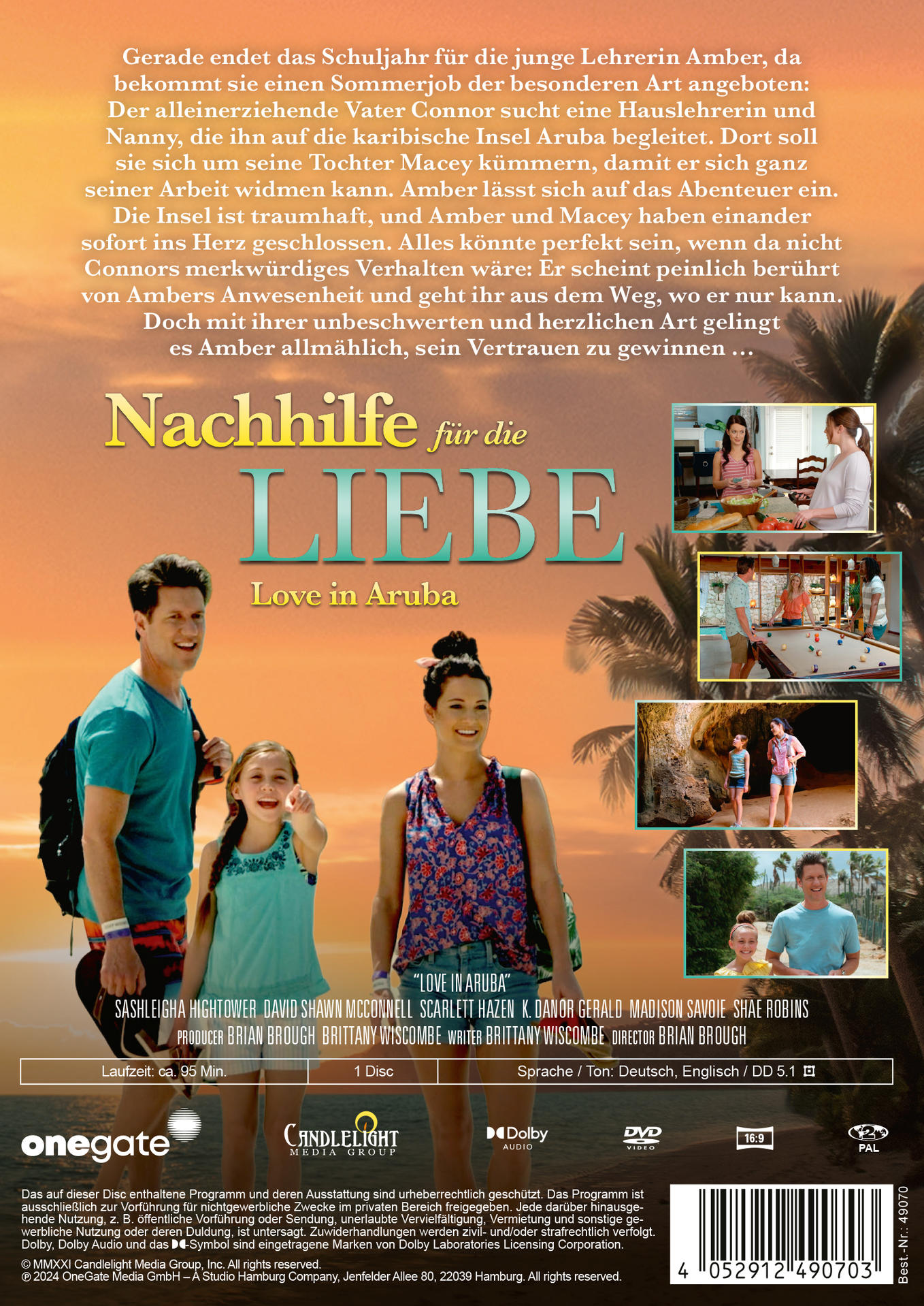 DVD-Cover eines Films mit einer Familie und Szenen aus dem Film.