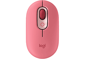 LOGITECH POP Mouse Heartbreaker Emoji Tuşlu Sessiz Kablosuz Mouse - Pembe