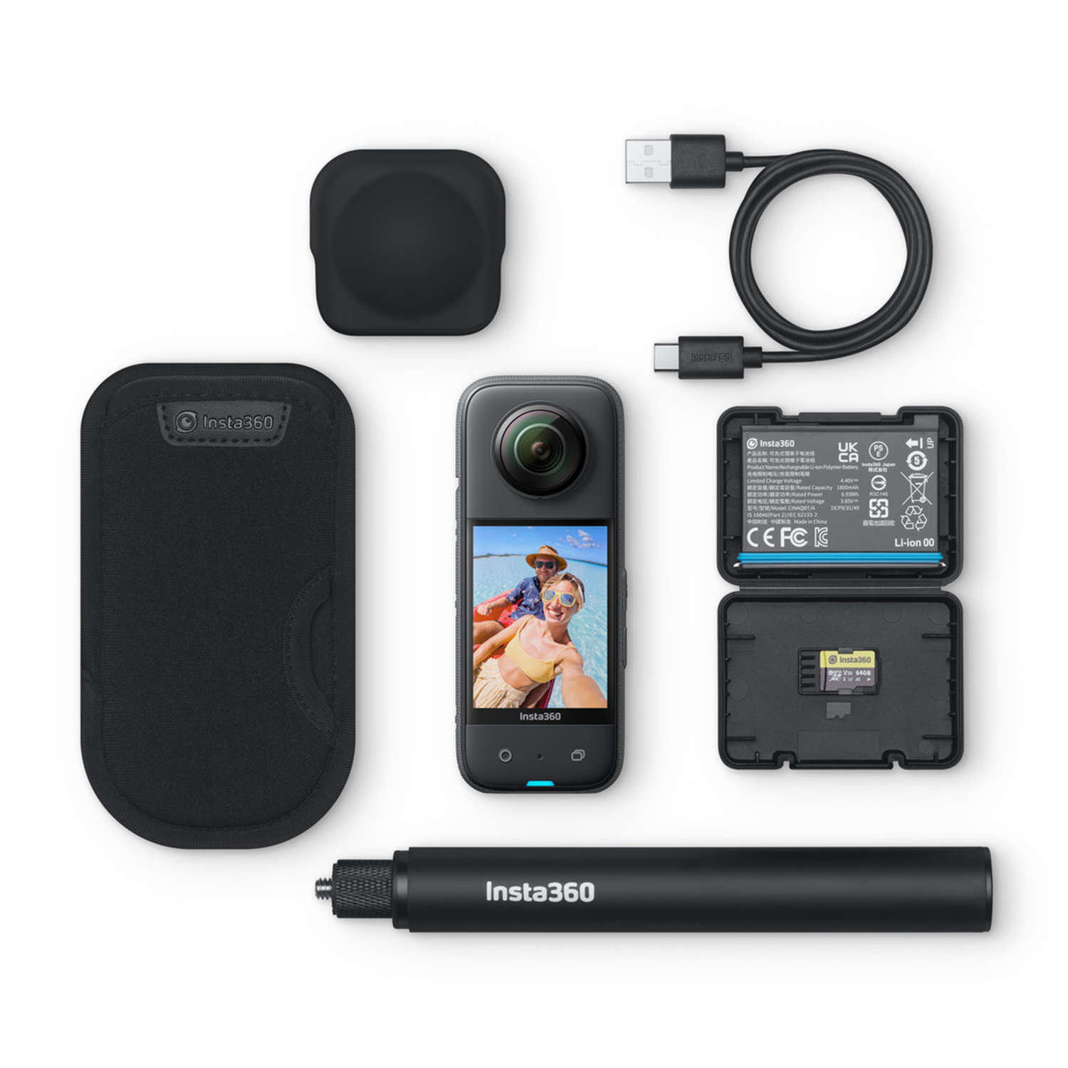 Action Camera Insta360 x3 bundle