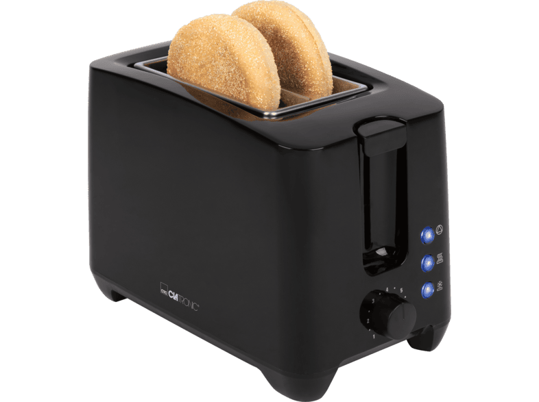 Clatronic TA 3801 Toaster (Schwarz, 750 Watt, Schlitze: 2) — Foto 5 von 5