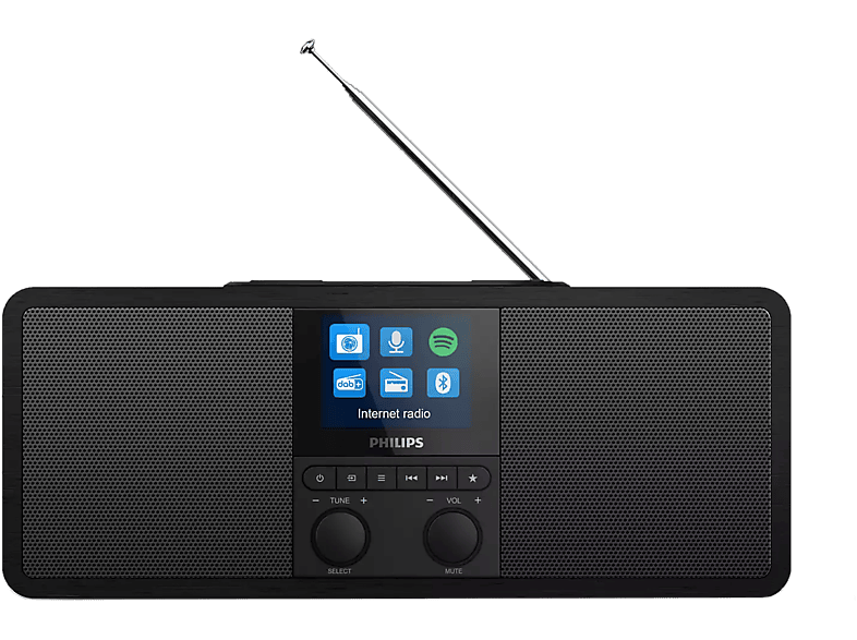 PHILIPS TAR8805/10 - Internetradio (FM, DAB+, DAB, Internet radio, Schwarz)