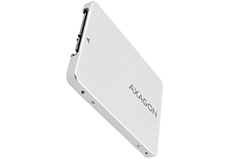 AXAGON Belső M.2 SATA SSD 2,5" beépítő adapter, SATA 6G, ezüst (RSS-M2SD)