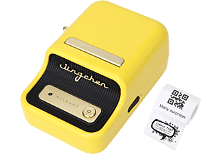 NIIMBOT B21 hordozható címkenyomtató, Bluetooth, 20-50 mm széles címke, sárga (B21Yellow)